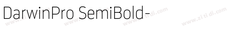 DarwinPro SemiBold字体转换 DarwinPro SemiBold字体转换